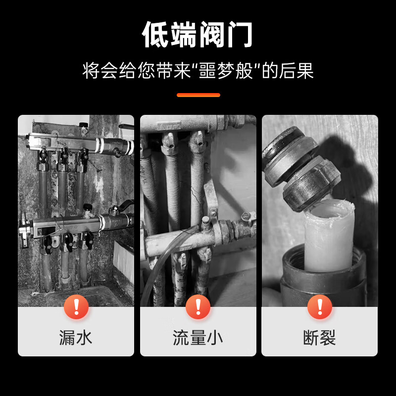 Weixing 1-inch exhaust valve drainage sewage valve sub-collector floor heating special brass large flow ball valve HVAC valve accessories