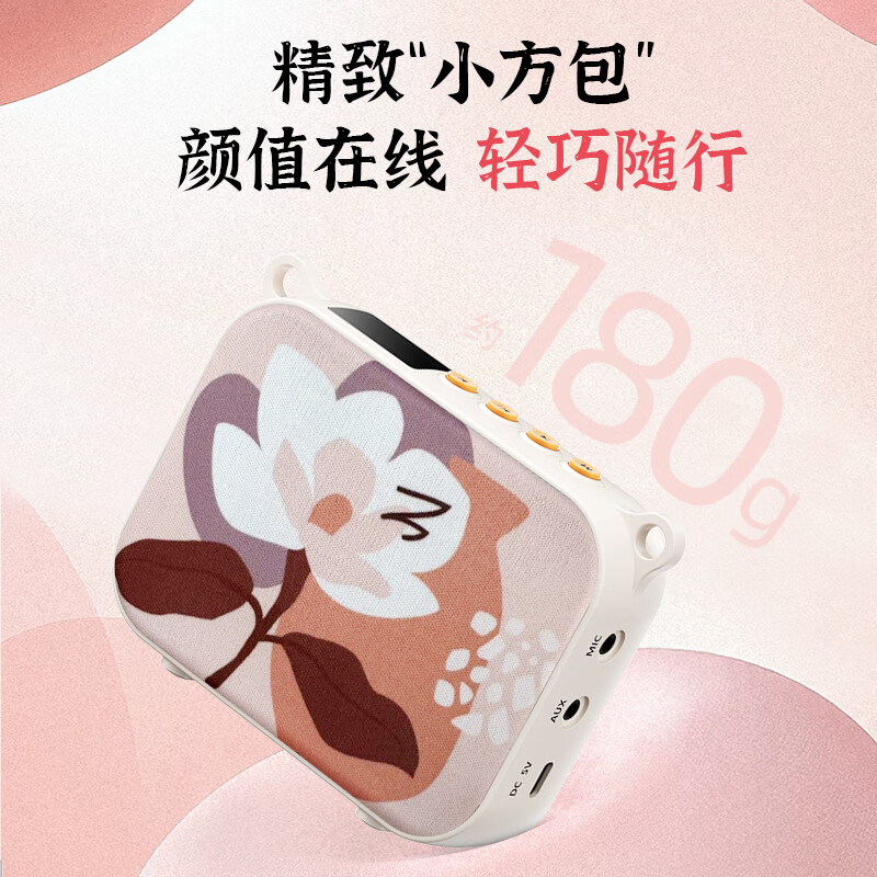 TAKSTAR E30W Wireless Little Bee Amplifier Teacher's Special Guide Speaker Waist Hanging Portable Chinese Style Bluetooth Small Speaker Megaphone Wireless Lecture Microphone Rouyuebai