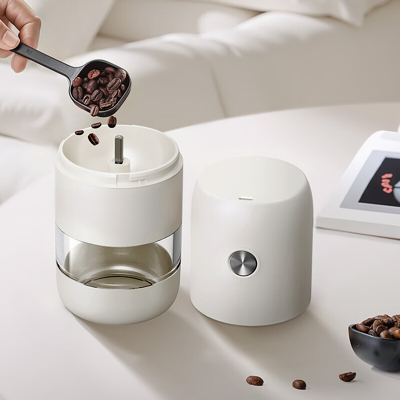 Circle Joy Electric Coffee Grinder Hand-Cranked Coffee Bean Grinder Portable Hand-pour Coffee Machine Automatic Powder Grinder