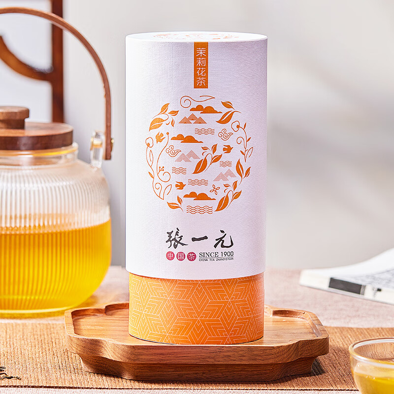 Zhang Yiyuan Jasmine Tea Fragrant New Year Tea Strong Fragrance Durable Ration Tea Old Beijing Souvenir Gift Special 100g Can