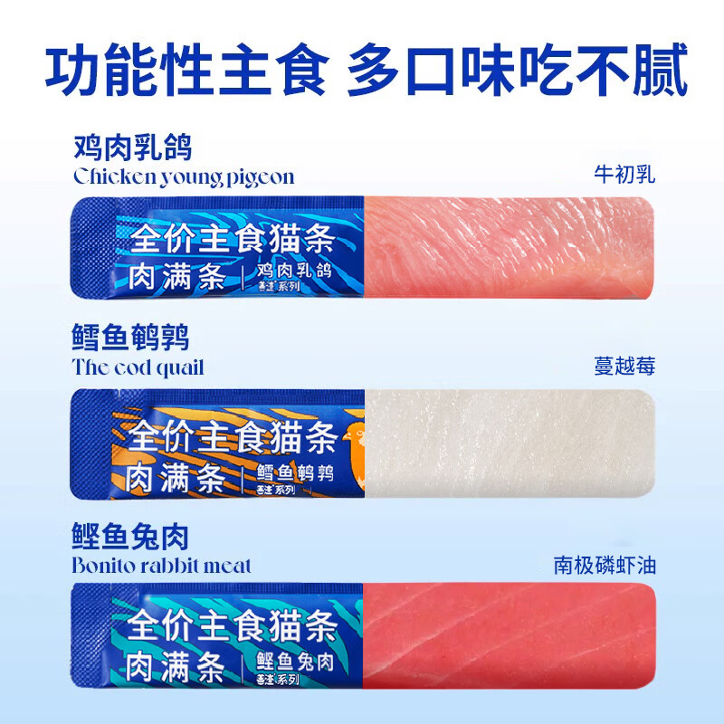 LEGENDSANDY LEGENDSANDY Cat Snacks Full Price Staple Food Cat Strips Adult Cats and Kittens Fresh Meat Cat Wet Food Canned Mixed Flavors 16g*36 Count