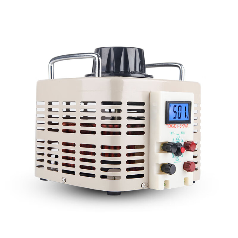 OLOEY220V single-phase voltage regulator AC boost power supply TDGC2-3KW digital display 0-500V adjustable transformer 3000W TDGC2-3KVA output 0-250V current 12A output