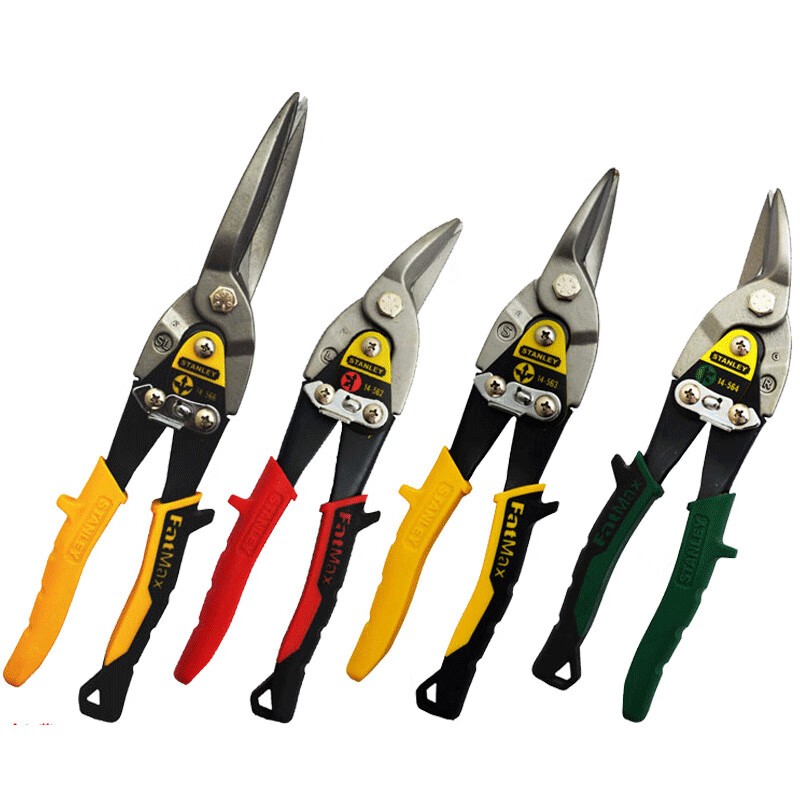 Stanley (STANLEY) iron sheet scissors aviation scissors industrial keel aluminum buckle plate stainless steel special scissors high hardness right elbow aviation scissors 10__14-562-22