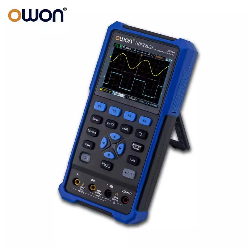 Owon Meet your best need Lilip OWON handheld oscilloscope HDS242/HDS2102 bandwidth 40M-200M multimeter three-in-one HDS242