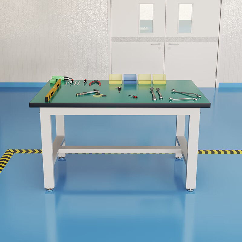 Baigang anti-static workbench heavy-duty fitter operation table length 160*width 100*height 80cm workshop inspection and maintenance experiment table packing table