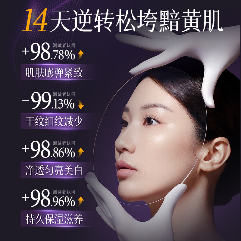 Japanese facial mask, anti-wrinkle, firming, anti-aging and hydrating JD.com’s self-operated facial mask to remove sallowness, dullness, brighten skin tone, collagen