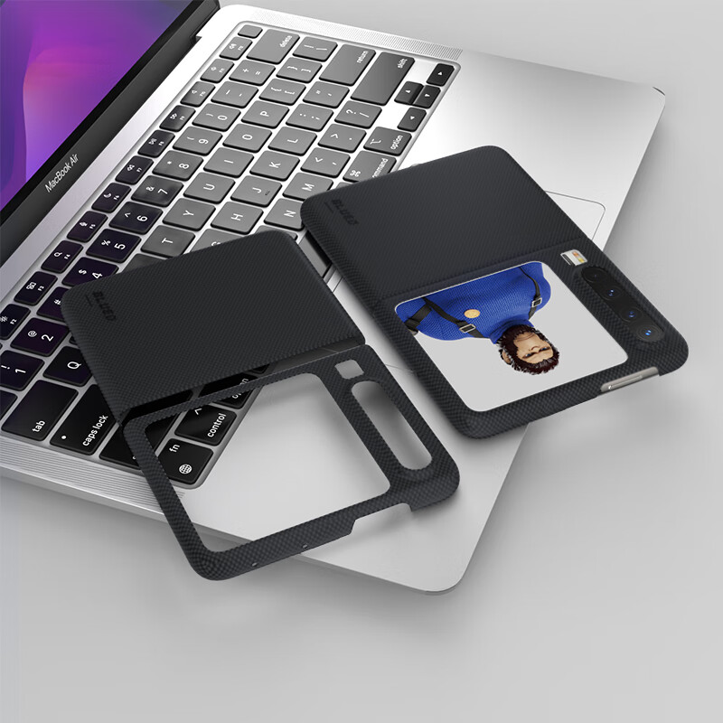 BLUEO is suitable for Huawei PuraX mobile phone case collector's edition protective case Kevlar aramid fiber anti-fall and anti-fingerprint protective case black gray