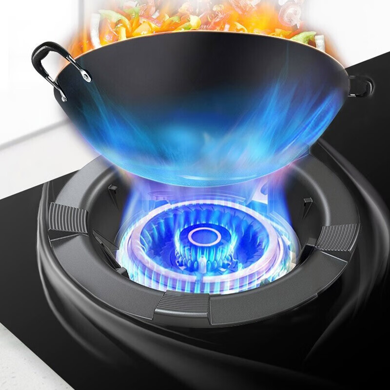 Fully suitable heavy-duty cast iron gas stove flame hood gas stove windproof energy-saving hood pot rack five-claw universal stove anti-slip bracket
