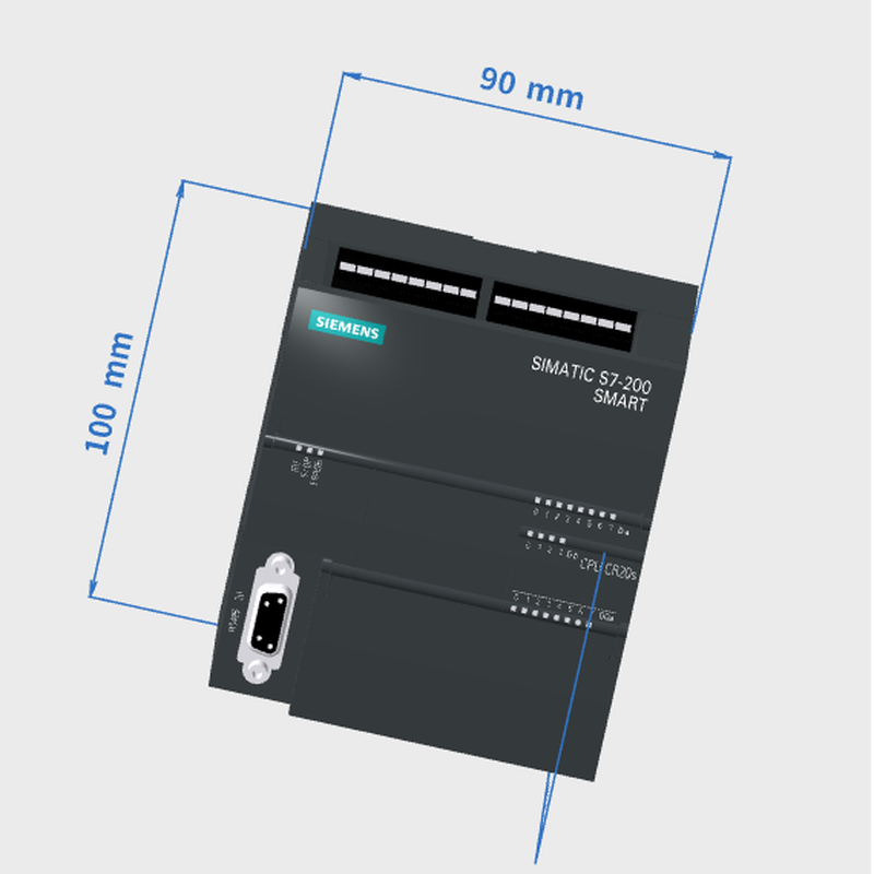 Siemens 6ES72881CR200AA1 PLC module controller SIMATIC S7-200 SMART CPU CR20s, compact CPU, AC/DC/relay