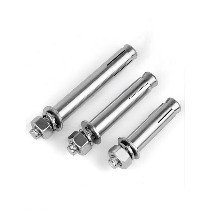 Thousand-speed wheel national standard 304 stainless steel expansion screw bolt lengthened expansion tube M8*100 (10 pieces) 304