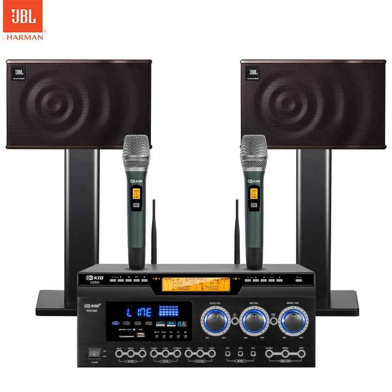 JBL MK12 professional conference room audio combination set, home KTV wall-mounted speakers, indoor stage performances, corporate training classrooms, store background music system equipment