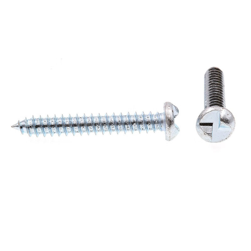Prime-Line9027910 Sheet Metal Screws, One Way, #30.48 X 3.81 cm, Galvanized Steel, 100-Pack
