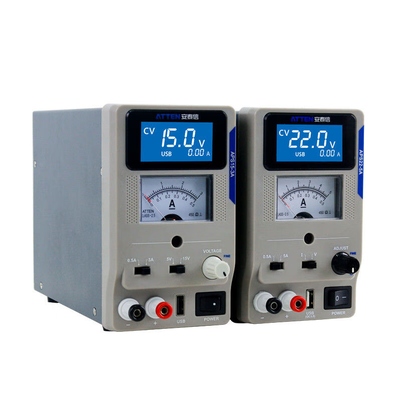 ATTEN Antaixin APS153A communication computer maintenance DC regulated power supply APS225A digital adjustable power meter TPR6005S comes standard with 60V5A