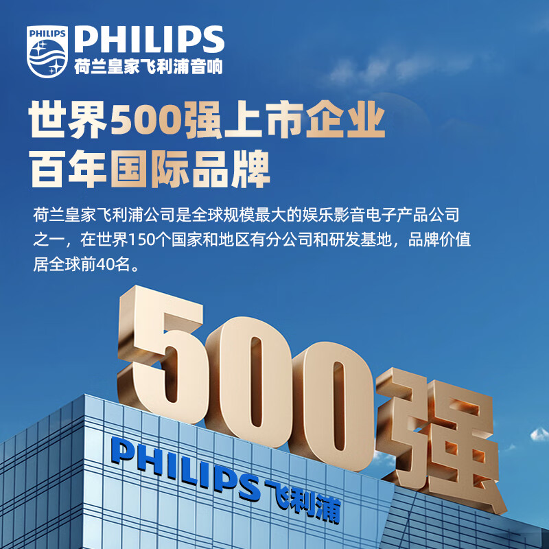 Philips (PHILIPS) CSS1350 home ktv singing equipment karaoke audio 10-inch four-way nine-unit high-power professional karaoke home conference classroom training stage performance speaker