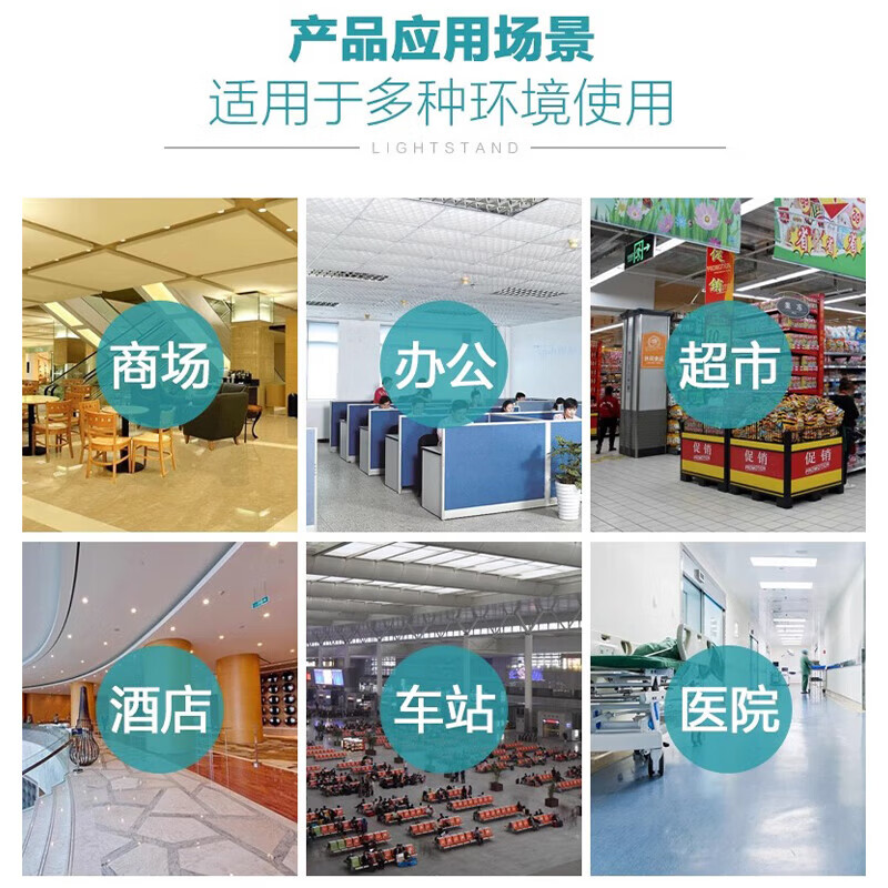 Hauskop fire exit indicator light safety exit indicator light emergency escape emergency evacuation light single side left