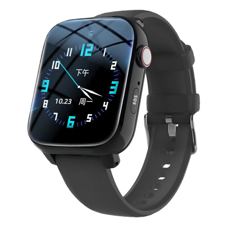Xiaomi mobile phone universal card positioning fall heart rate blood pressure waterproof elderly care phone smart elderly watch classic black