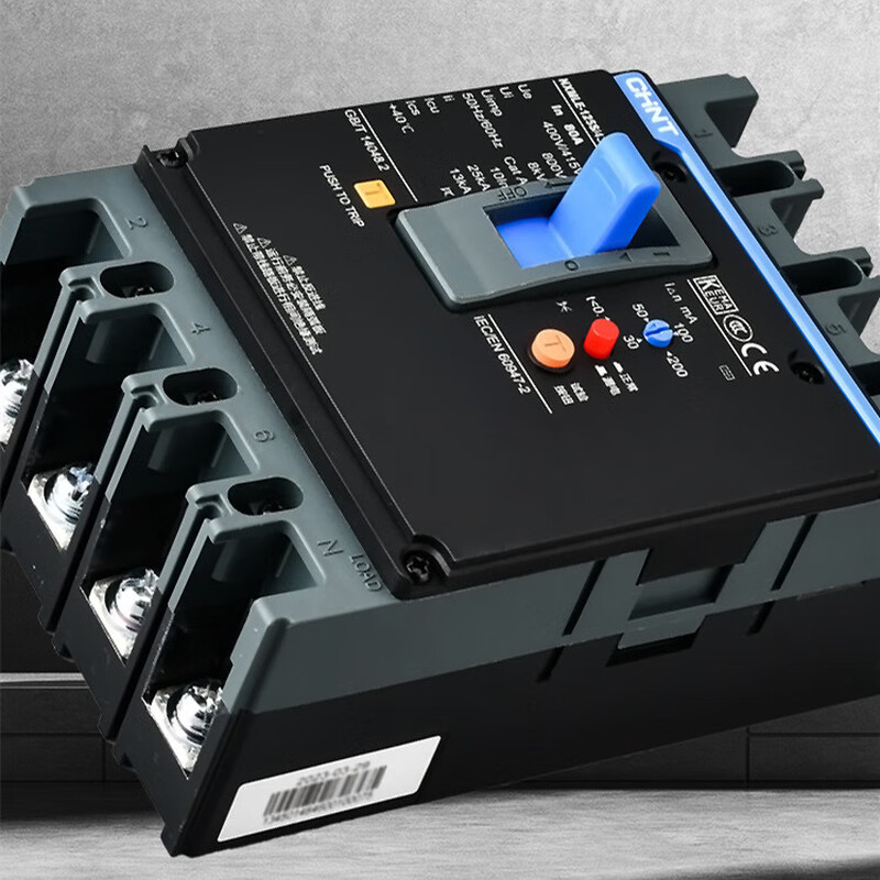 Chint leakage circuit breaker three-phase four-wire leakage NXMLE-125S/250S/400S electric protector leakage protection 400A 3P