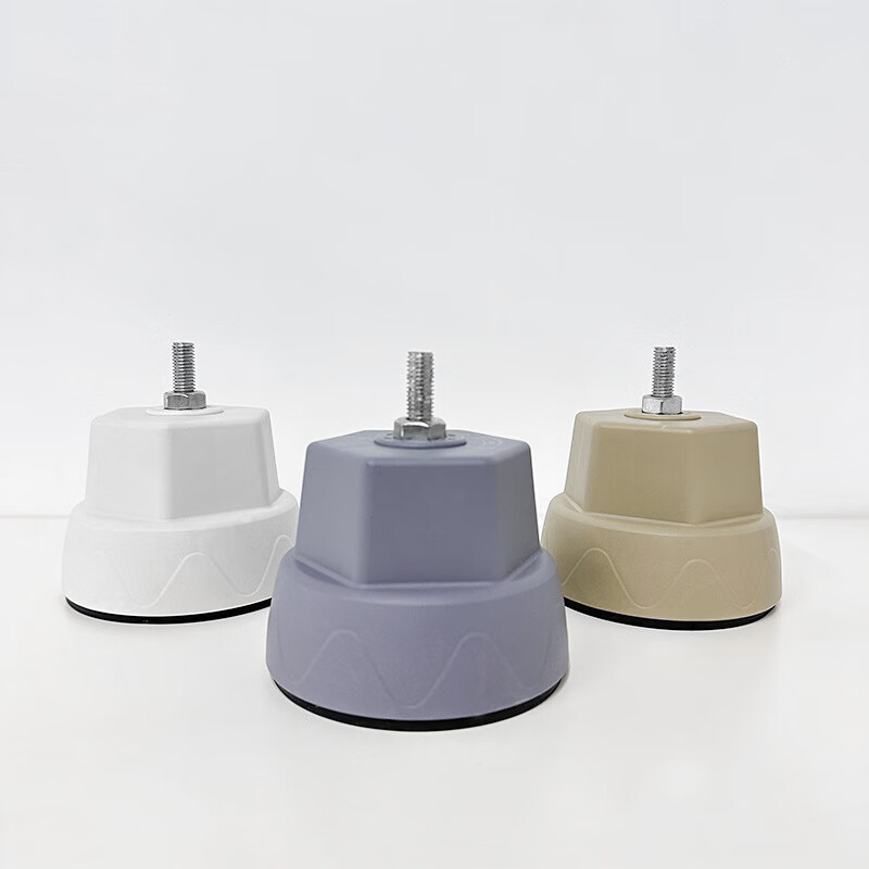 Washing machine base universal elephant foot leg base frame drum fixed shock-proof pad height bracket bracket shock-absorbing leg large gray 4 pieces (hollow model)