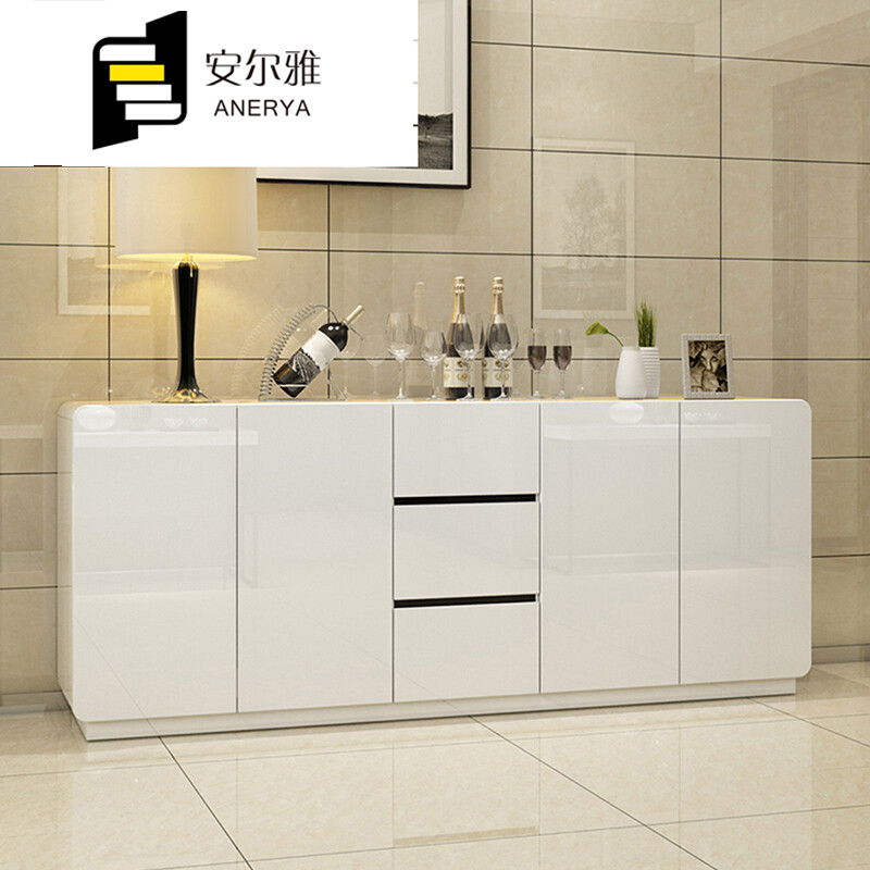 Anya sideboard painted modern minimalist living room tea cabinet multi-functional storage cabinet white cupboard kitchen wine cabinet