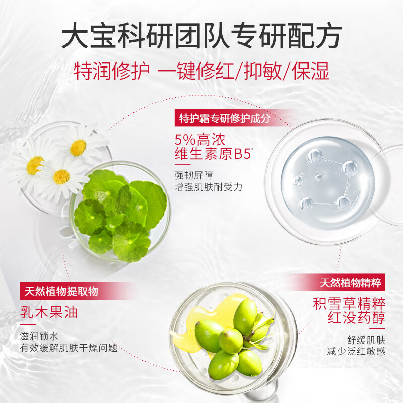 Dabao B5 Anmin Soothing Special Care Cream 70g Moisturizing Repair Large White Jar Body Lotion Face Cream Skin Care Products New Year Gift