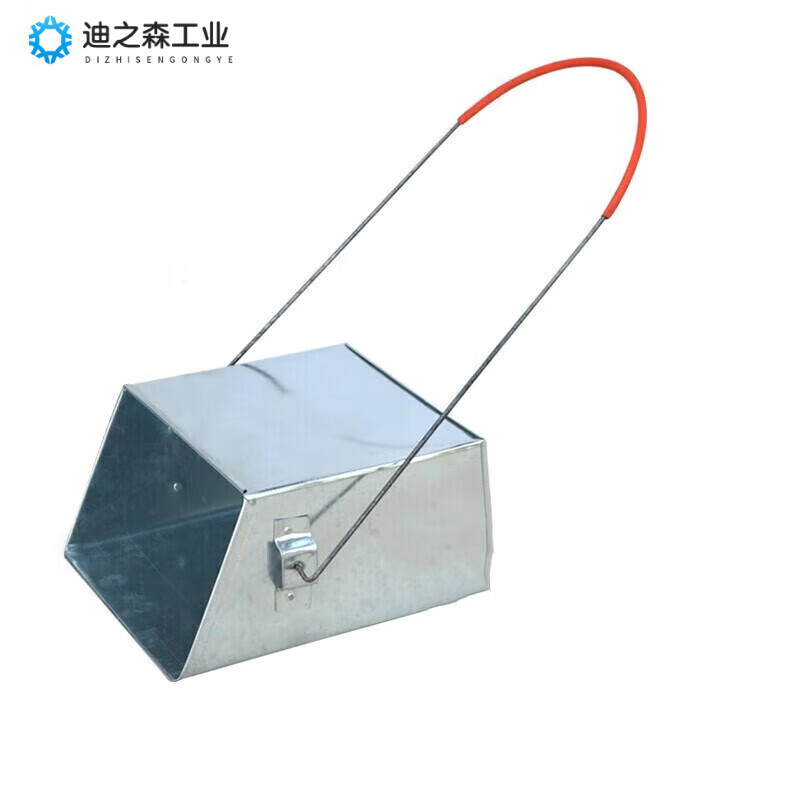Stainless steel dustpan, garbage shovel, factory yard sanitation, thickened old-fashioned iron dustpan, outdoor cleaning dustpan, sanitation iron dustpan without wheels