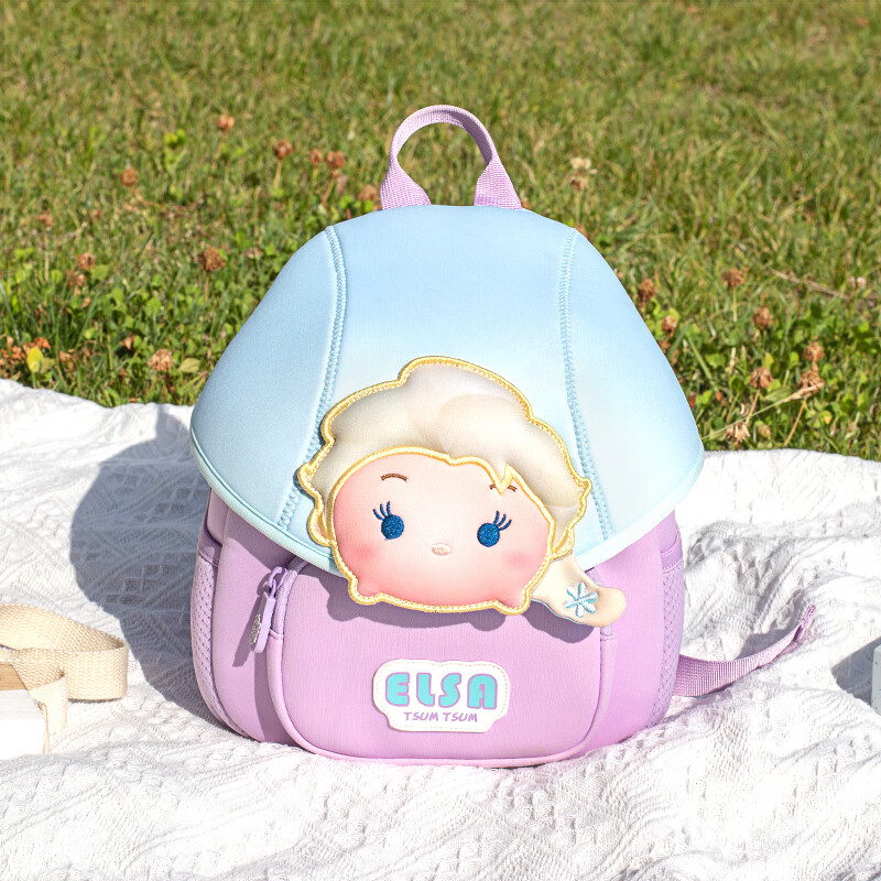 Disney (Disney) Kindergarten Children's School Bags, Boys and Girls, Lightweight Boys and Girls Cute Cartoon Backpacks for Travel, Black and Red