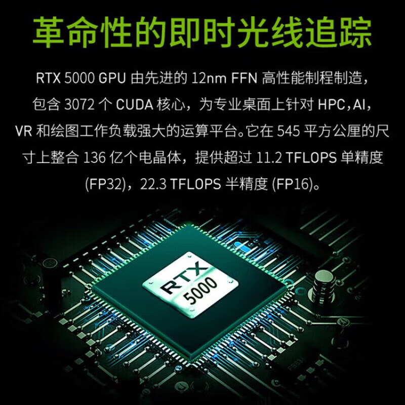 NVIDIA RTX5000 professional graphics workstation runs smoothly 16G graphics card industrial packaging