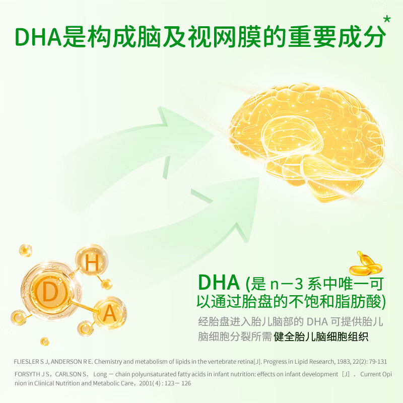 Lejiashanyou dha baby algae oil 60 capsules 0-1-3 years old children dha students teenagers girls adults available