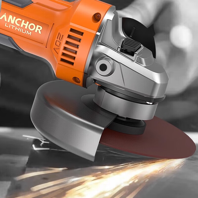 Anchor ANCHOR brushless rechargeable angle grinder DCA1 lithium electric grinder metal cutting and grinding machine handheld grinder DCA1 4.0Ah one battery, one charge