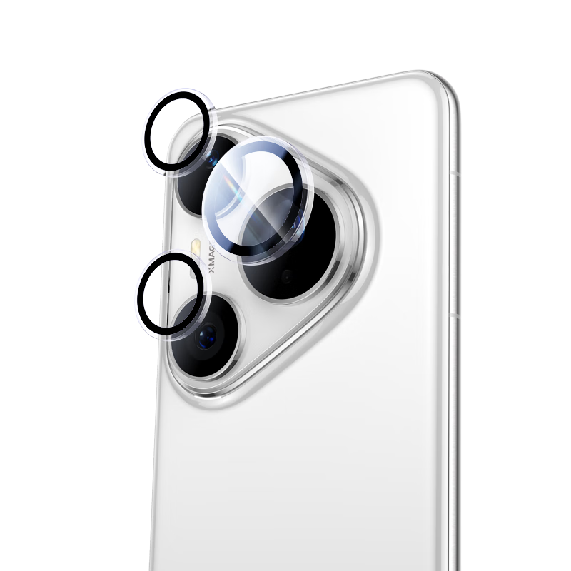 Flash Magic is suitable for Huawei pura80pro/+ lens film AR anti-reflective p80pro+ tempered glass film anti-fingerprint automatic positioning camera protective film transparent 1 set