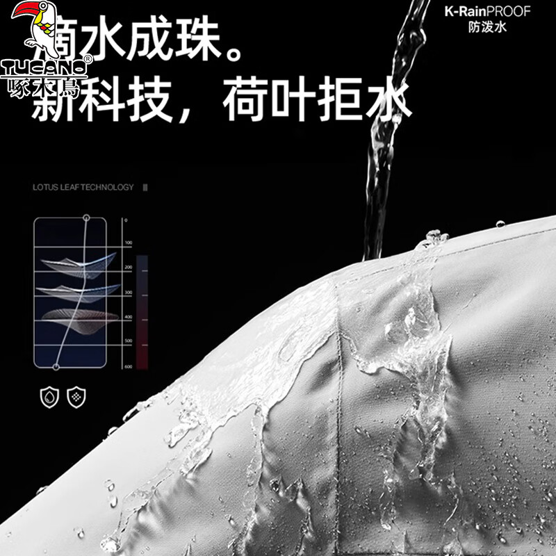 Woodpecker Jacket 3-in-1 Men's and Women's New Jacket Men's Couple's Jacket Autumn and Winter Mountaineering Clothing Ski Clothes Men's Black (3-in-1 with liner) XL (recommended 135-150 pounds)