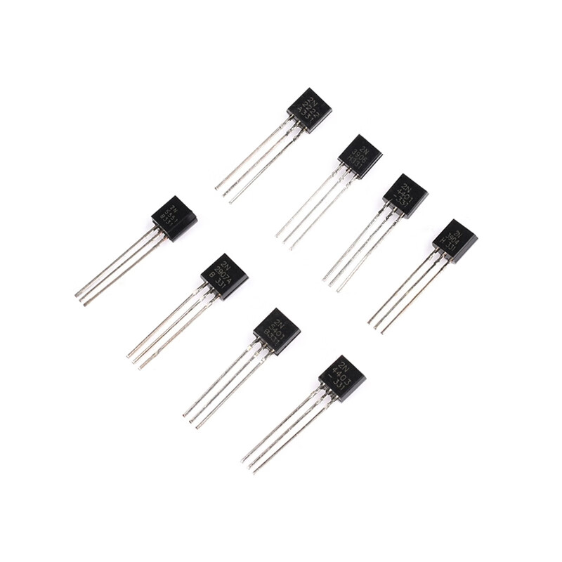 Transistor 2N2222A39044401 5551 2907A3906 4403 5401 direct plug TO-92 2N2222 direct plug NPN type (50 pieces) No specifications