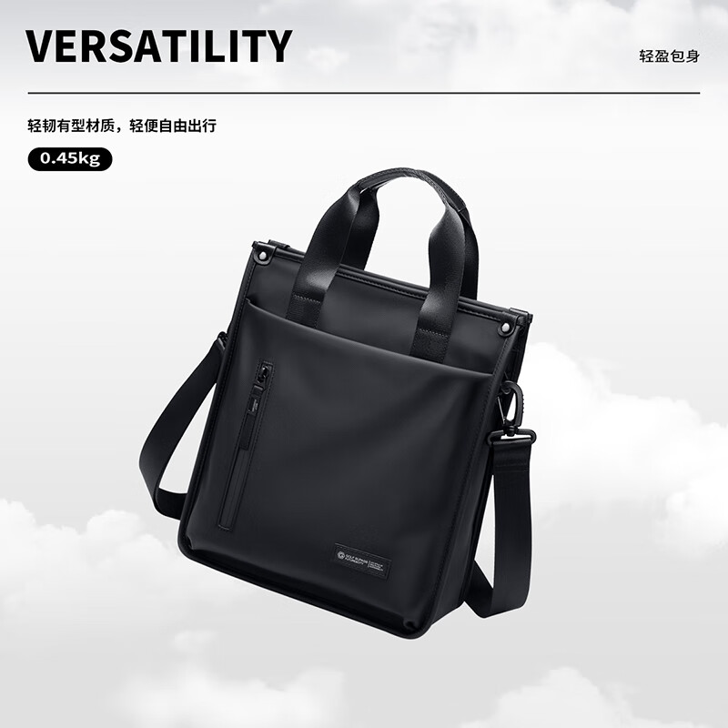 Golf (GOLF) business briefcase men's handbag 13-inch computer bag multi-compartment office document bag single shoulder crossbody bag
