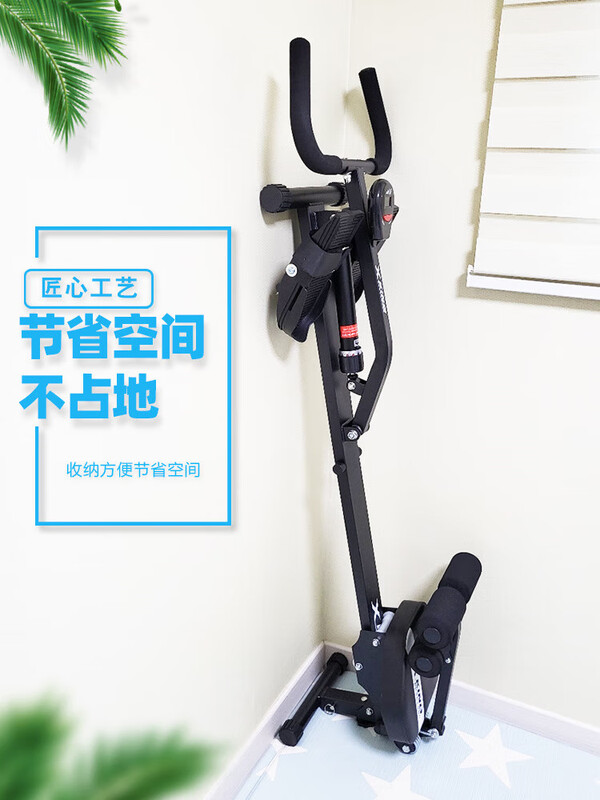 Ququn household rowing machine foldable water resistance integrated indoor simple sports training home fitness equipment rowing machine silver 12-speed adjustable