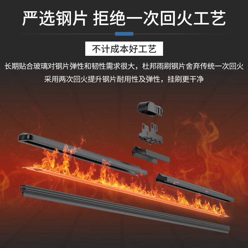 DuPont wiper blade boneless wiper blade is suitable for Great Wall, Great Wall cannon, commercial/passenger/off-road pickup truck