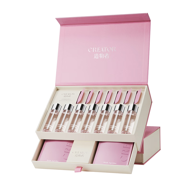 Creator Yi Nengjing's same style Red Camellia Essence Cleansing Pores Anti-Wrinkle Firming Mask Seven Packs Gift Box New Year's Product