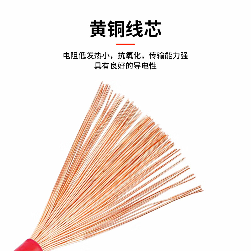 Baye Electric Vehicle Copper Battery Cable High Temperature Resistant Bold Battery Series Cable 6 square meters (with 2 screws) 0.8m 1 piece BY-CL6X80