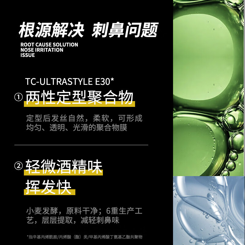 Jewel Unscented Firm Styling Set Men's Styling Hairspray Styling Spray 300ml*2+80ml*2