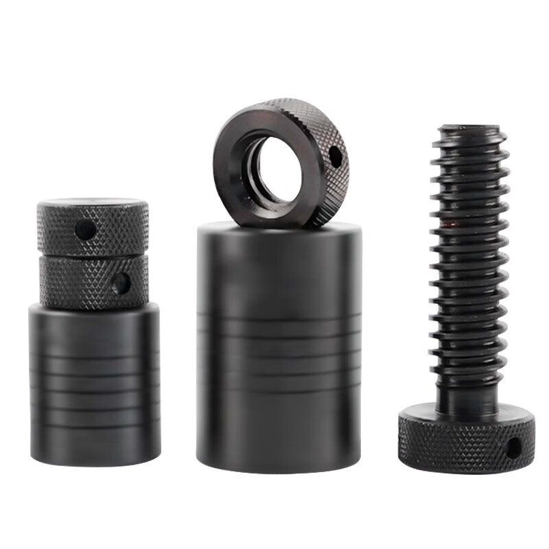 HUGO die forged threaded screw jack with hole flat tip pointed trumpet mold jack special wrench S-100 with hole 76-105mm