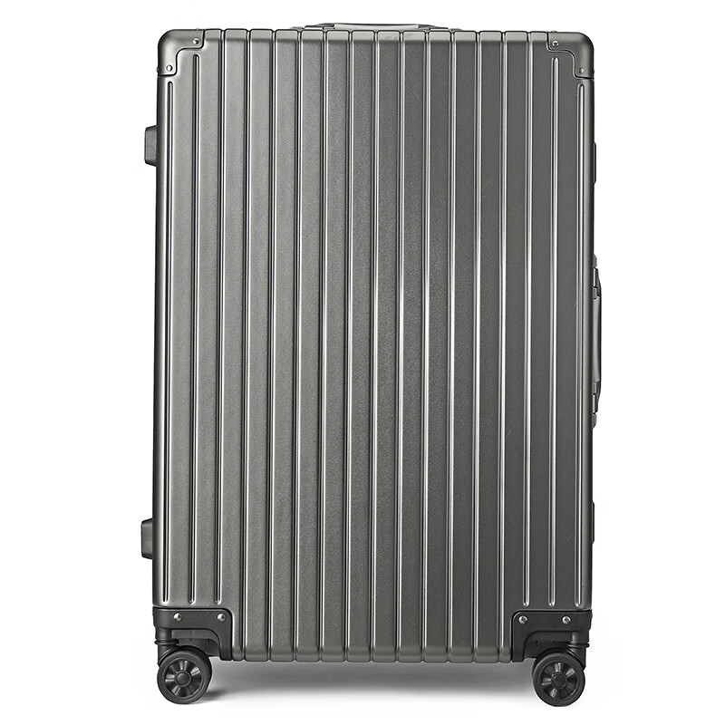 Goldlion suitcase 24-inch checked large-capacity password trolley case for men and women business trip suitcase Valentine's Day and Spring Festival gift silver gray FC334006-P2468 24-inch checked luggage required (suitable for 6-10 day short trips)