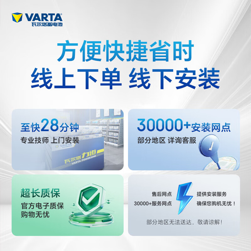 VARTA car battery start-stop round mark AGM-H7 Mercedes-Benz C-Class/E-Class/GLK/GLA/GLC trade-in