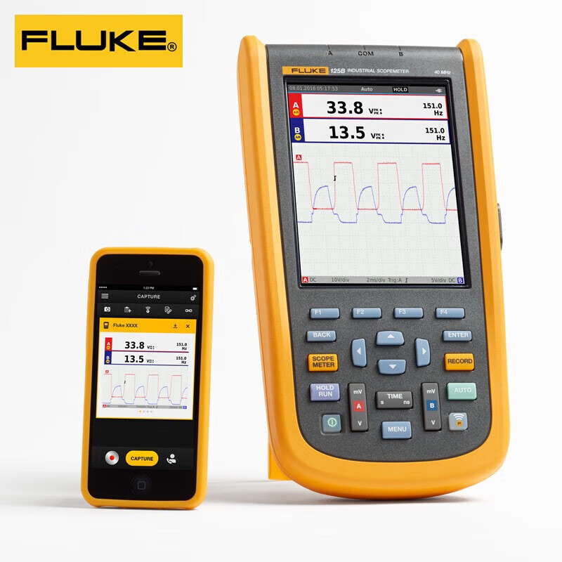 FLUKE Fluke 123B124B125B industrial handheld digital oscilloscope F123B Fluke 123B/CN