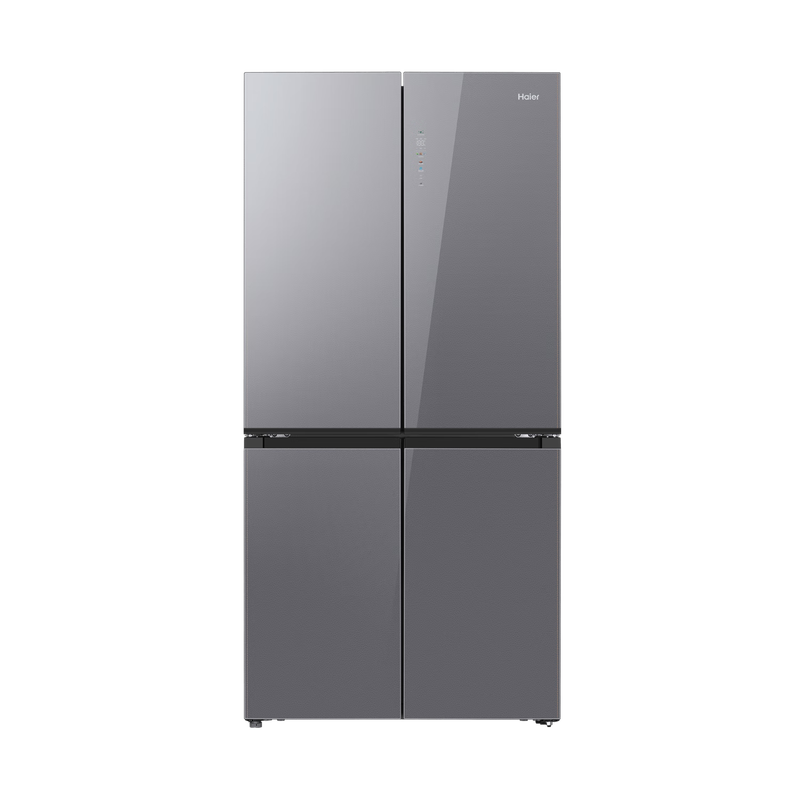 Haier 518L refrigerator 594mm professional ultra-thin zero-embedded cross-door refrigerator cross-door household refrigerator first-class energy efficiency variable frequency air-cooled frost-free refrigerator dry and wet separate storage + EPP ultra-clean system + three-speed variable temperature