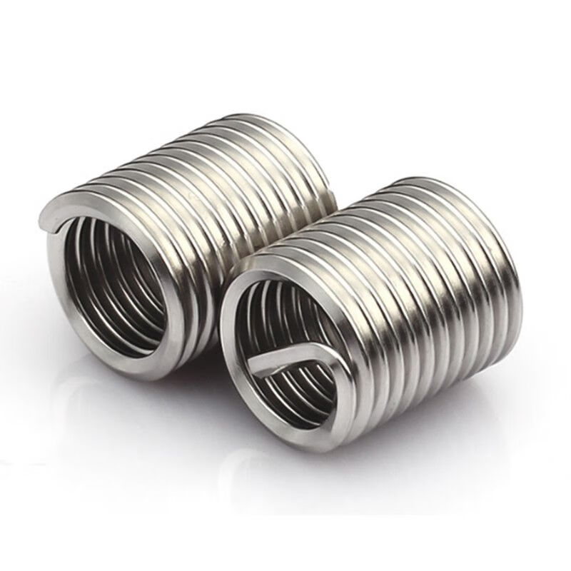 Thread protection sleeve stainless steel sleeve M12-M24 steel wire sleeve screw sleeve spring wire sleeve steel wire screw sleeve brace standard M12*1.75*1D200 pieces