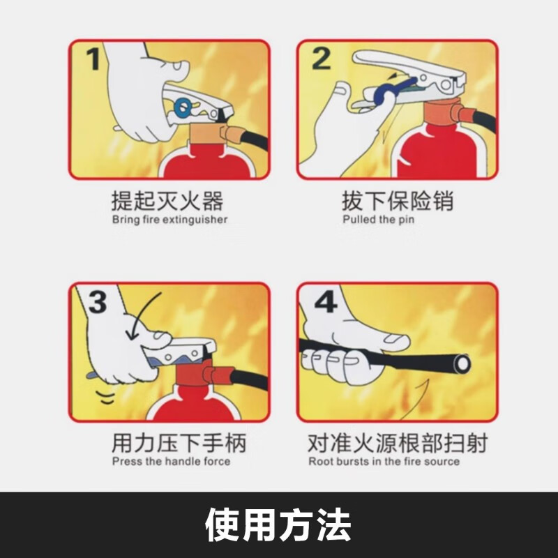 Zhexing Portable (D Type) Fire Extinguisher MFZ/D4 Class D Fire Extinguisher Metal Fire Extinguisher Unit