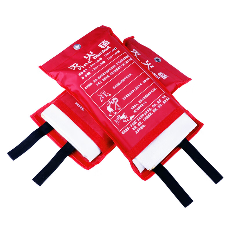 Fire blanket household fire protection certification 1.5 meters 2 meters national standard kitchen commercial new silicone fire blanket special flame retardant thickened 2 meters * 2 meters (bag)