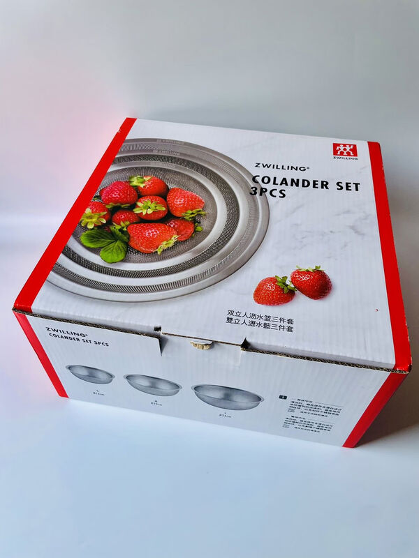 Zwilling multi-purpose basin drain basket stainless steel filter vegetable basket fruit basket 162024CM 16cm drain basket deep 8cm old style