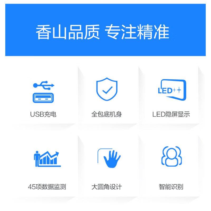 Electronic scale human body weight scale home smart body fat scale small girls dormitory charging accurate electronic scale for women rose gold battery