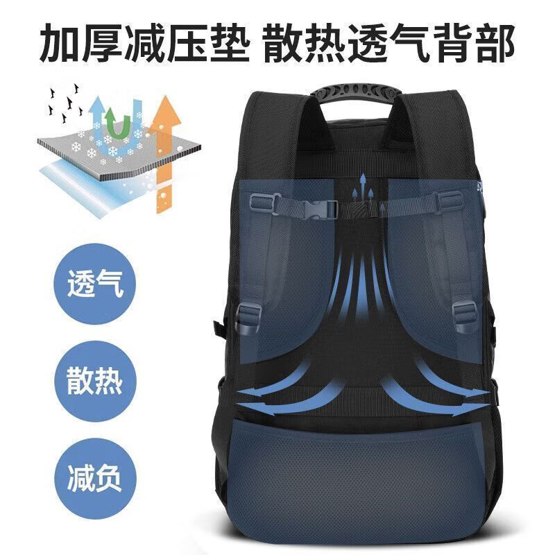 JEEP backpack men's large-capacity travel backpack business trip computer bag outdoor hiking bag luggage bag school bag