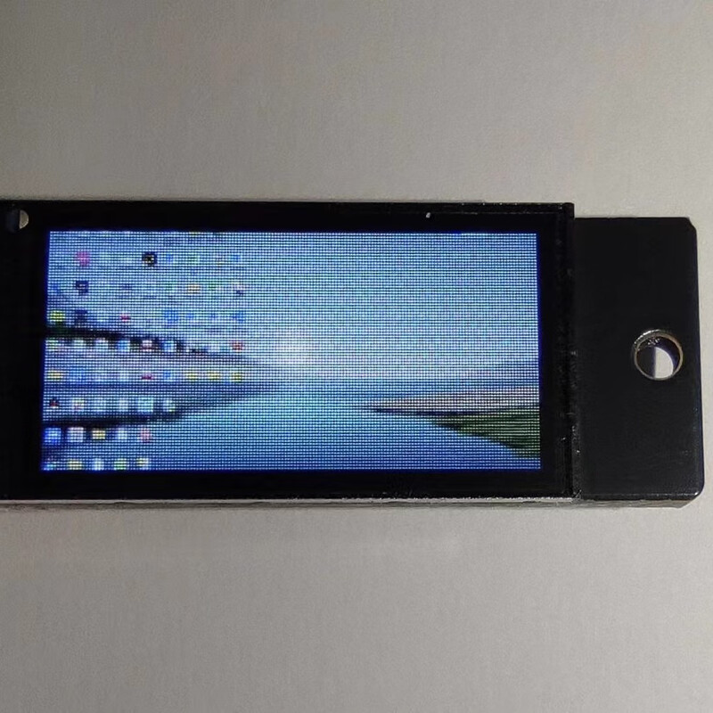 Dengshitang USB screen 0.96 inch 16-bit color screen touch screen high resolution drive-free automatic identification flash memory chip USB small screen module DIY accessories USB computer small screen (resolution 160*80) - spare parts